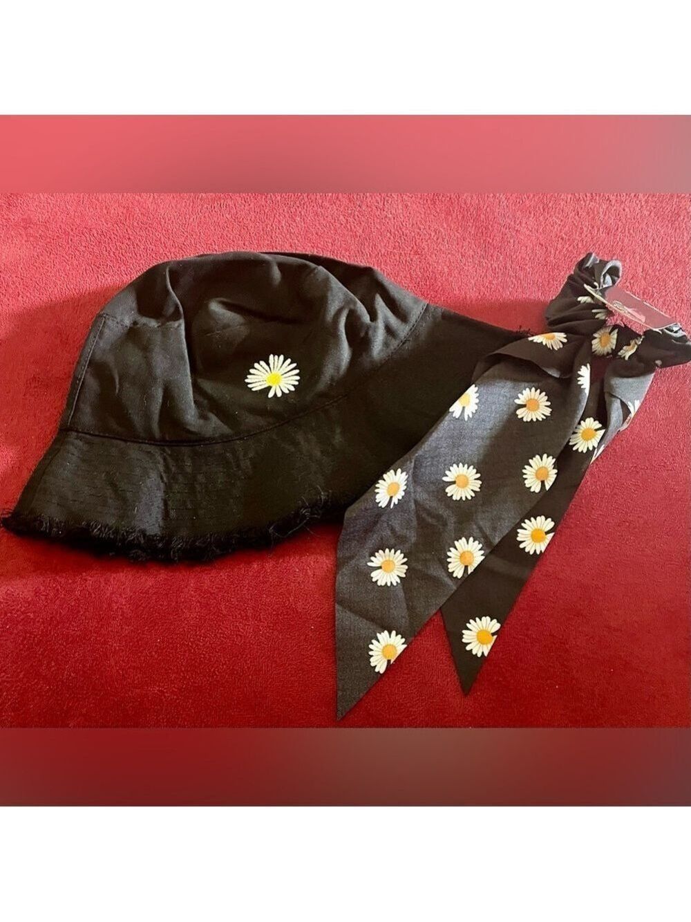 Dolls Kill Bucket Hat & Scarf NWT